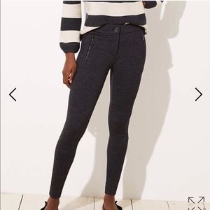 Loft skinny pants with zipper pocket